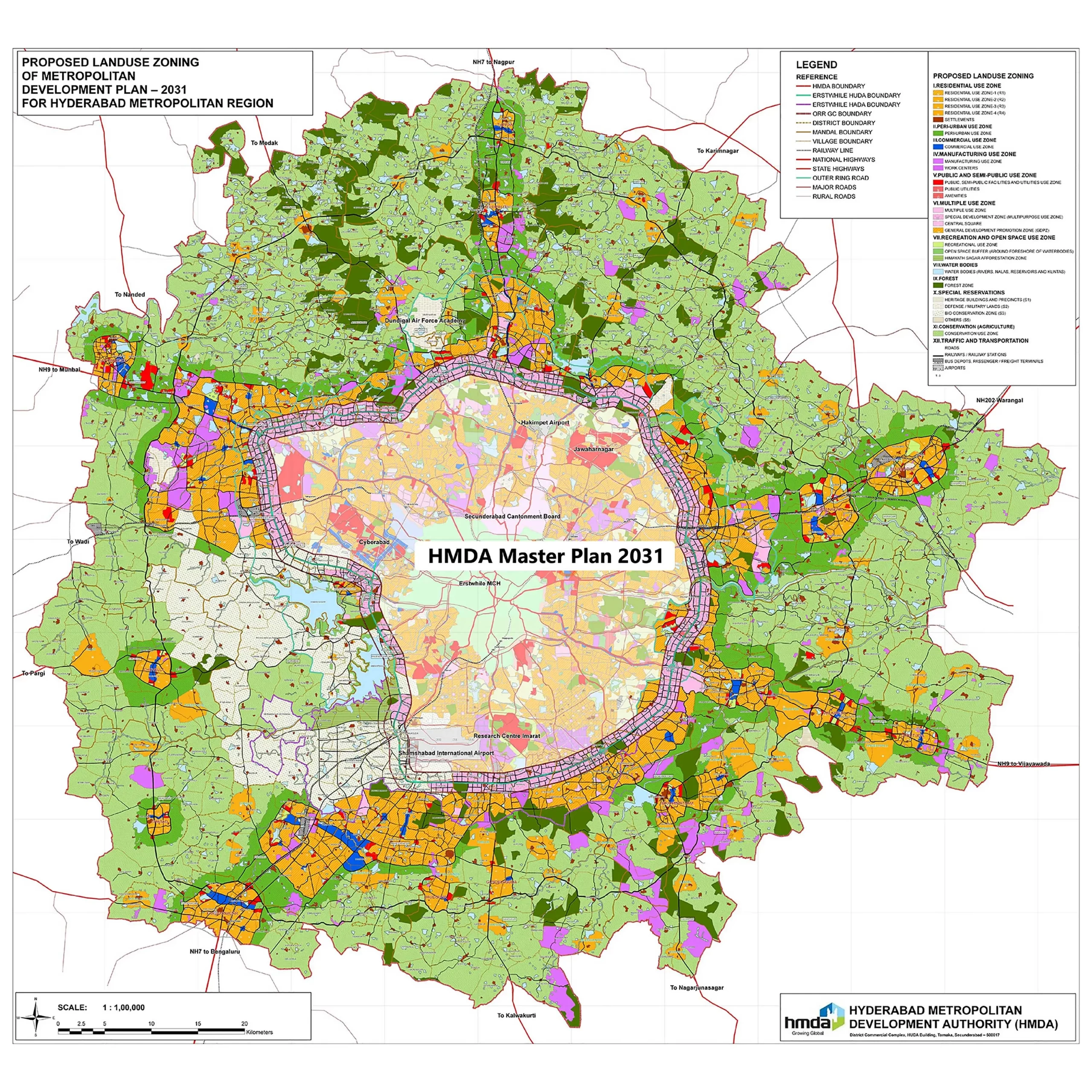 HMDA, DTCP, Plots for sale, open plots in Hyderabad, Hmda master plan 2031